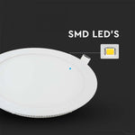 VT - 1807 18W LED PREMIE PANEL 2700K RUND - Vendolux Scandinavia