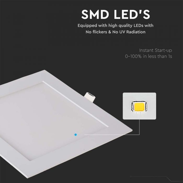 VT - 1807 18W LED PREMIE PANEL 2700K - Vendolux Scandinavia