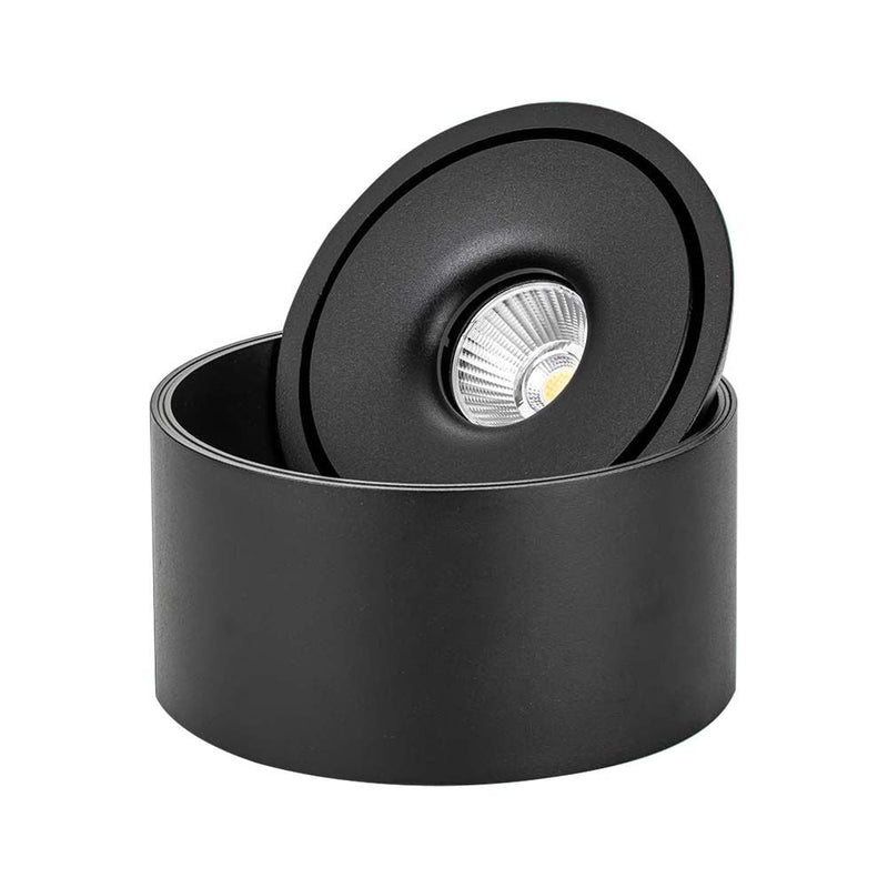 VT - 2825 20W LED SURFACE COB DOWNLIGHT 3IN1 BLACK BODY - Vendolux Scandinavia