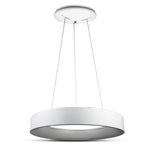 VT - 32 - 1D 30W LED SURFACE SMOOTH PENDANT LIGHT 3000K - WHITE,DIMMABLE - Vendolux Scandinavia