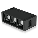 VT - 4143 3*1W LED MAGNETIC SMD LINEAR SPOTLIGHT 4000K - BLACK IP20 24V - Vendolux Scandinavia