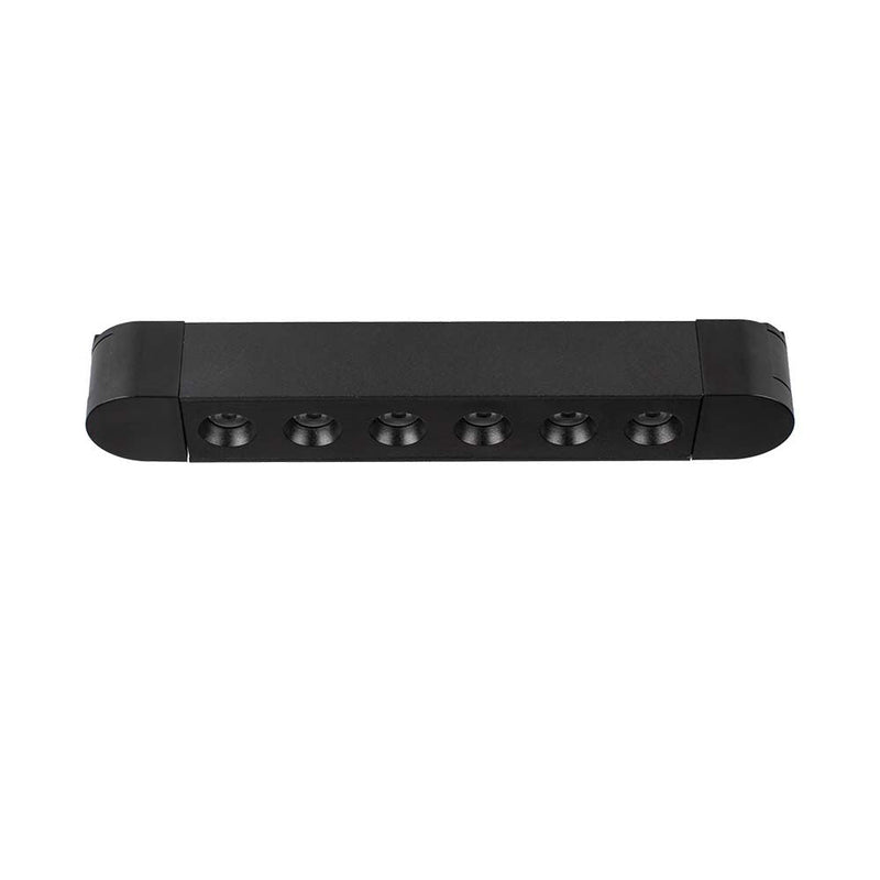 VT - 4225 5W LED ULTRA THIN MAGNETIC TRACK LIGHT - GRILLE LIGHT 3000K BLACK BODY - Vendolux Scandinavia
