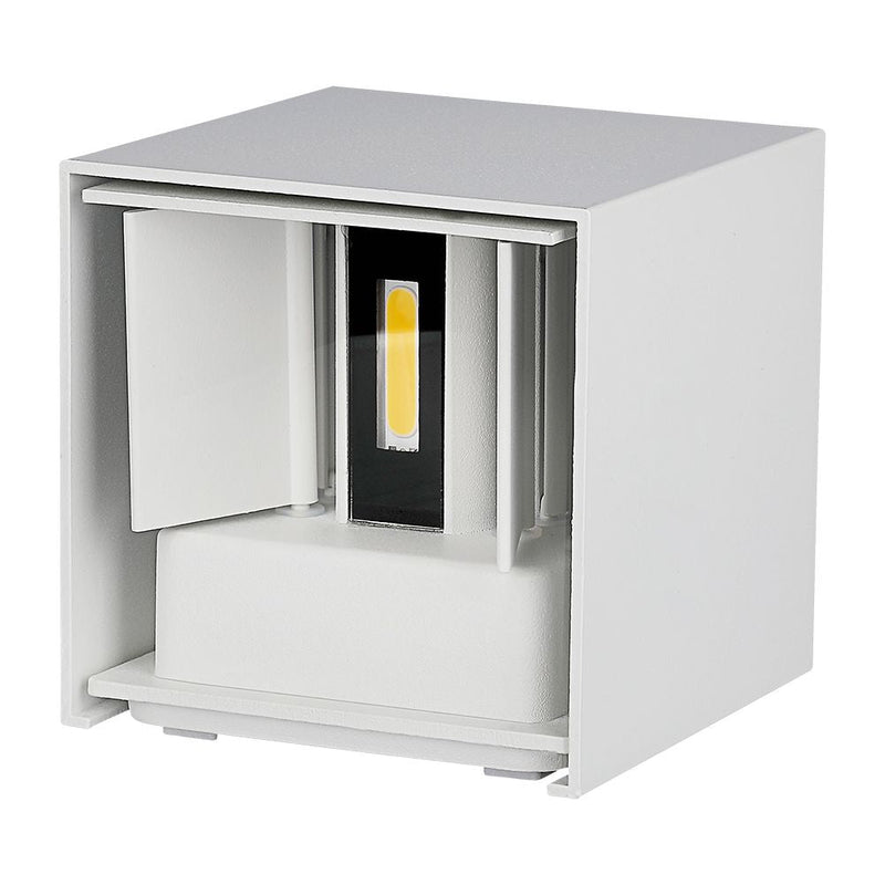 VT - 759 5W WALL LAMP BRIDGELUX CHIP 4000K WHITE SQUARE - Vendolux Scandinavia