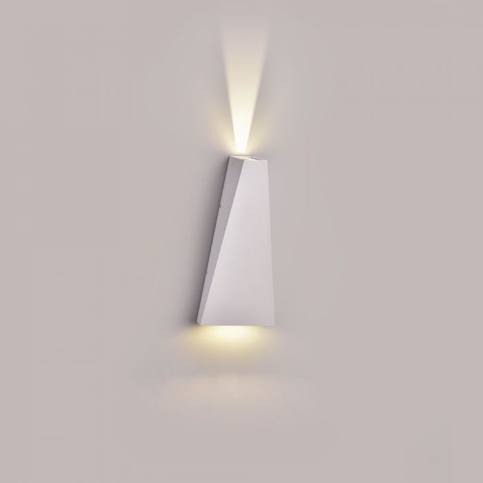 VT - 826 4W LED VÄGG ARMATUR 3000K VIT KROPP - Vendolux Scandinavia