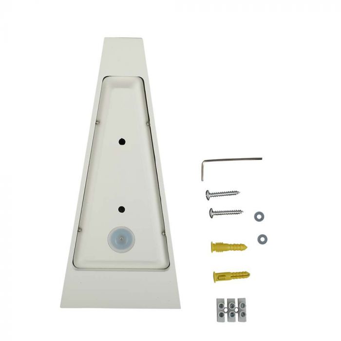 VT - 826 4W LED VÄGG ARMATUR 3000K VIT KROPP - Vendolux Scandinavia