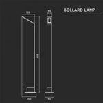 VT - 896 5W LED UTOMHUSLAMPA 4000K SVART KROPP - Vendolux Scandinavia